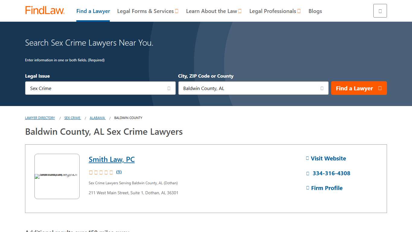 Baldwin County, AL Sex Crime Lawyers 2026 Attorney Directory FindLaw